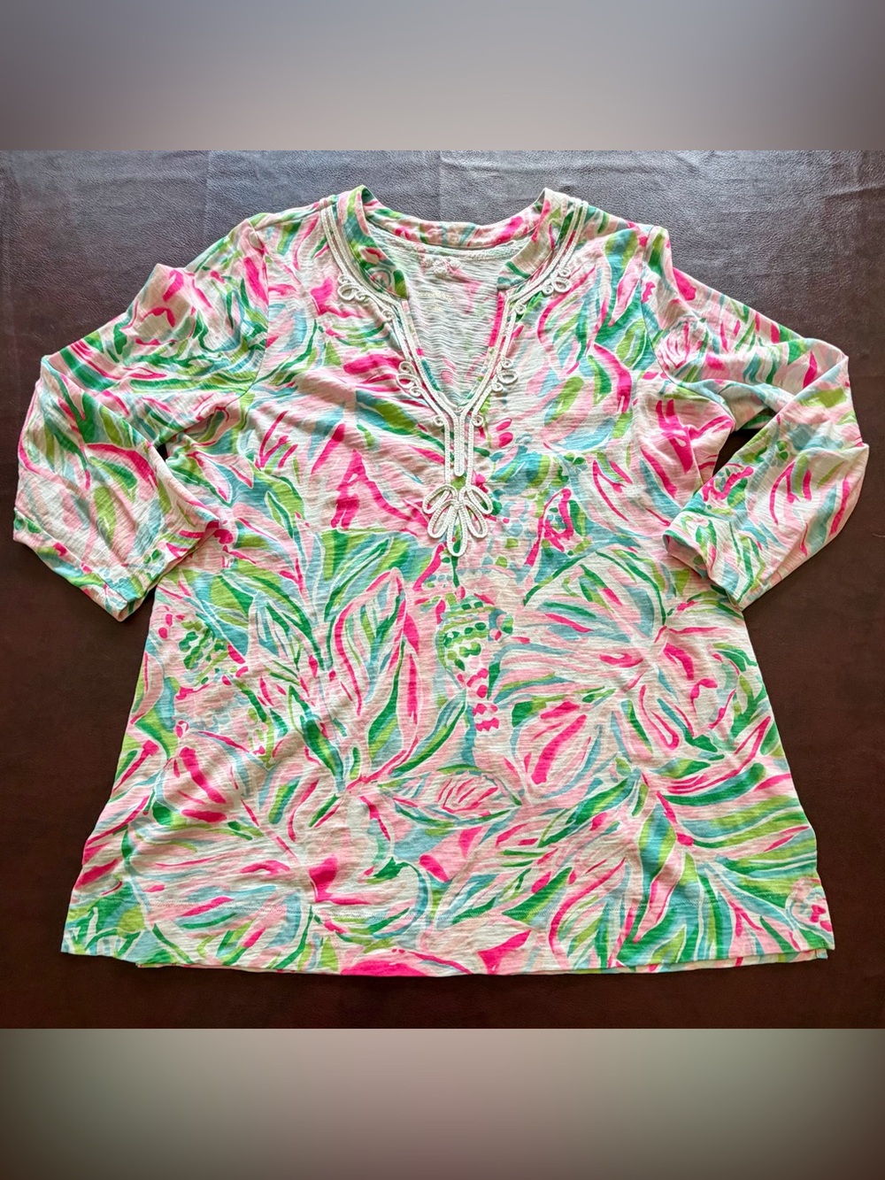 Lilly Pulitzer Kaia Knut Tunic, size XL - Picture 2 of 8